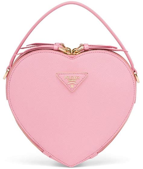 prada heart shape bag|prada odette heart bag.